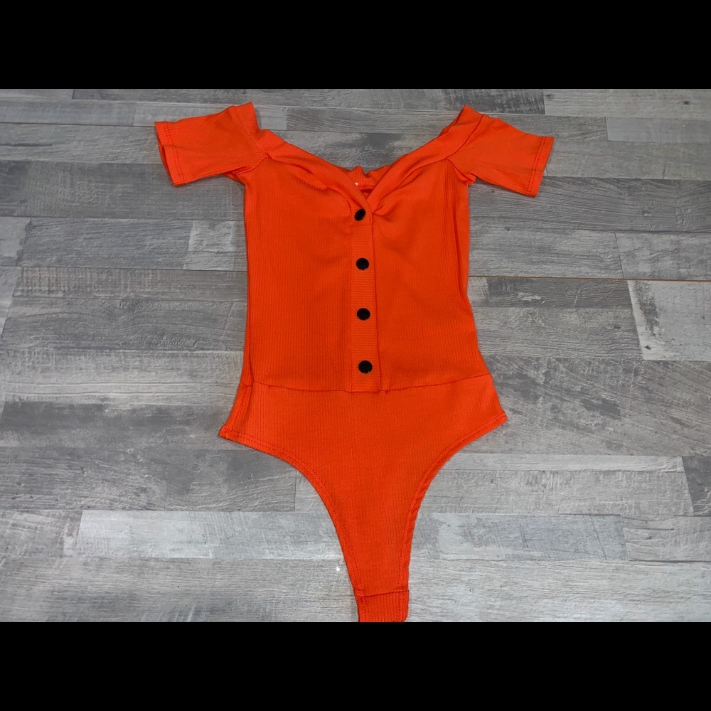 Orange Bodysuit